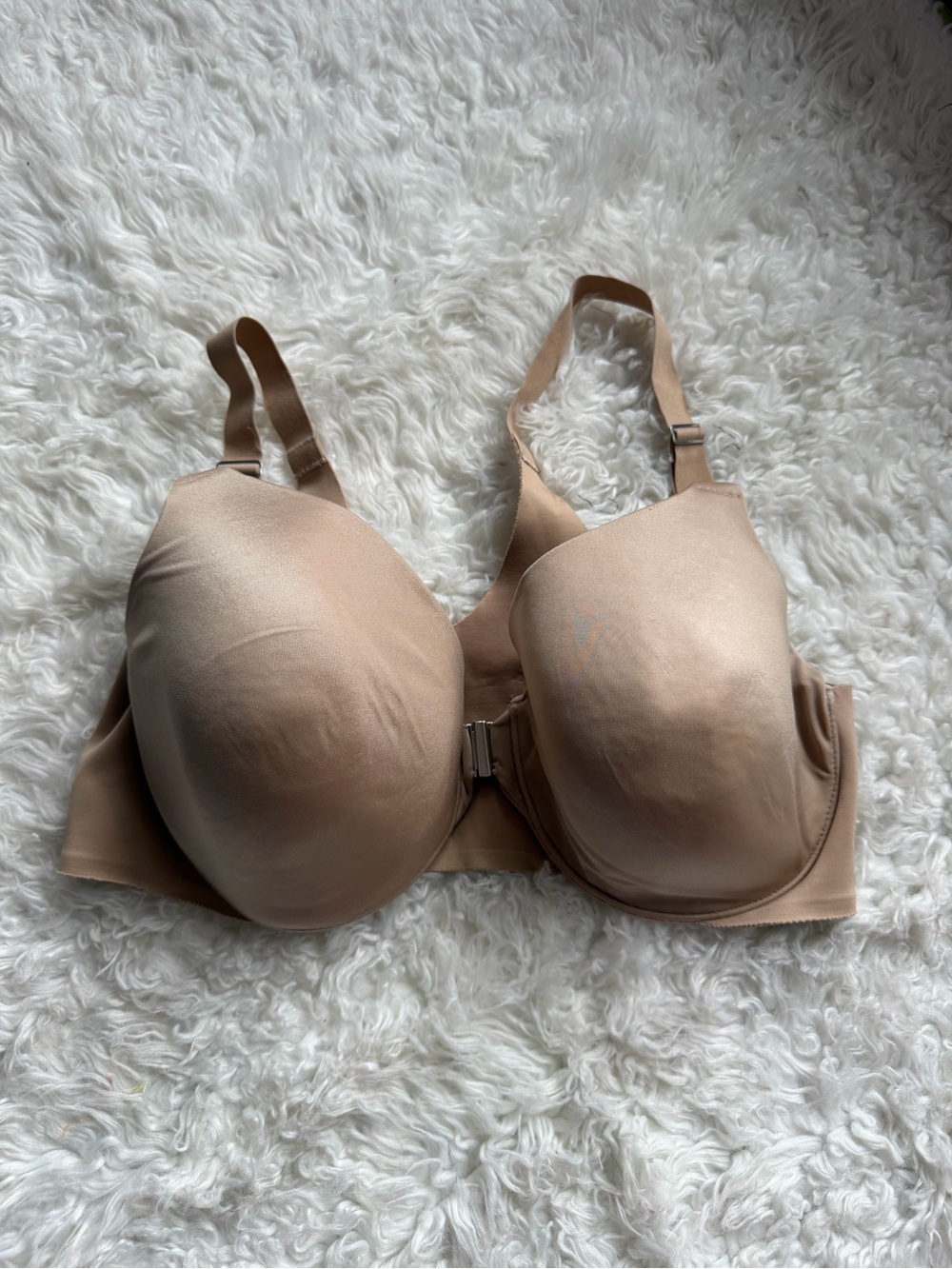 Soma Vanishing Back Tan Seamless T-Shirt Bra 38C